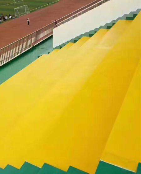 东阳球场台阶翻新修补改造